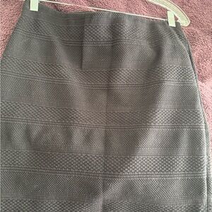 Stretchy cute black mini skirt